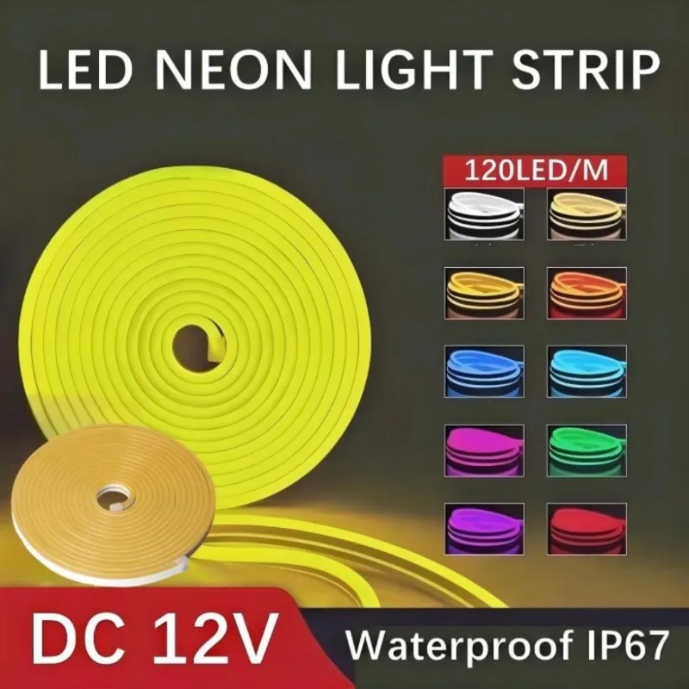 1-5m Neon Light Strip 6mm DIY  - огляд і ціна Outdoor Power Strip Weatherproof
