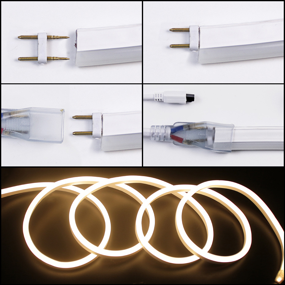 LED Neon Strip 220V 2835 120 L - огляд і ціна Outdoor Power Strip Weatherproof